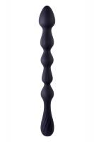 Черная анальная цепочка Hunter Beads - 26,7 см.